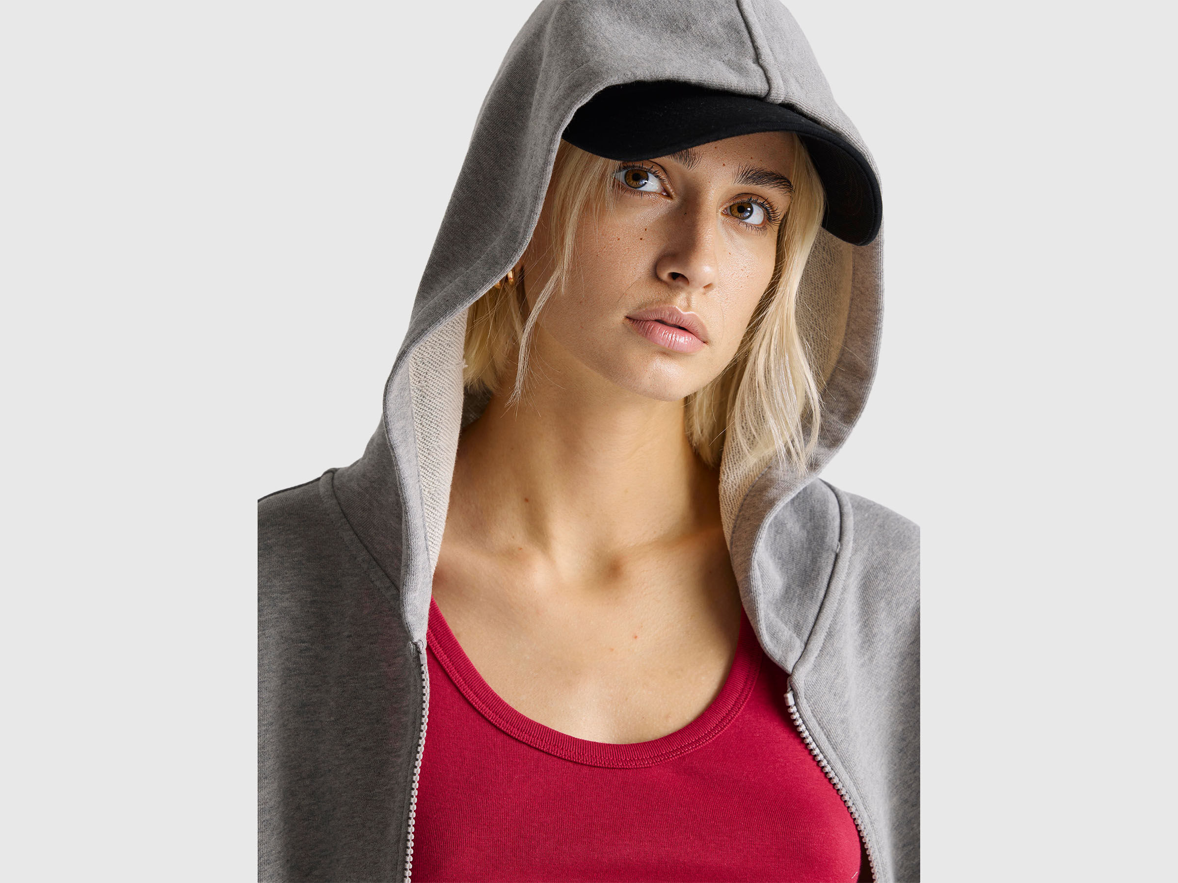 JACKET W/HOOD L/S Mujer image number 4
